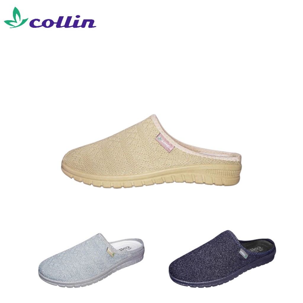 [NEW COLLECTION] COLLIN Sepatu Rajut Wanita Dewasa Bustong Monotone TX71-W