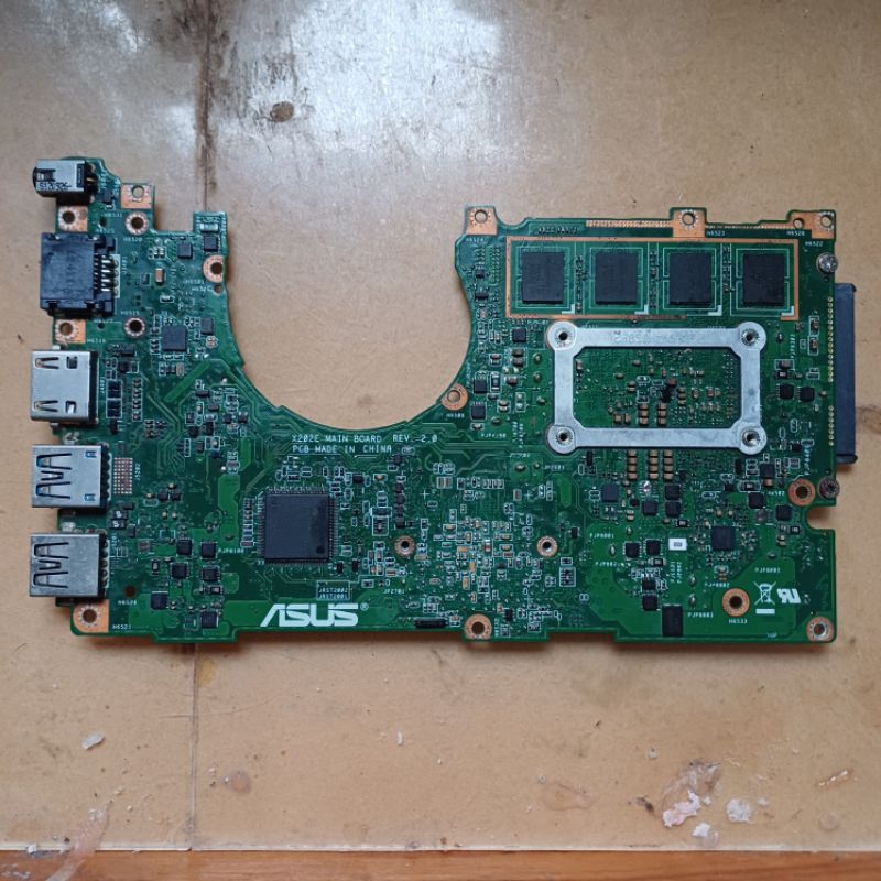 Mobo motherboard mesin notebook asus S200E X202E core i3 ram 4 mati perawan