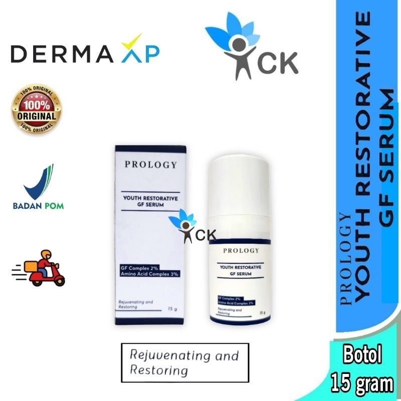 DERMA XP - prology youth restorative GF serum 15 gram - serum anti aging