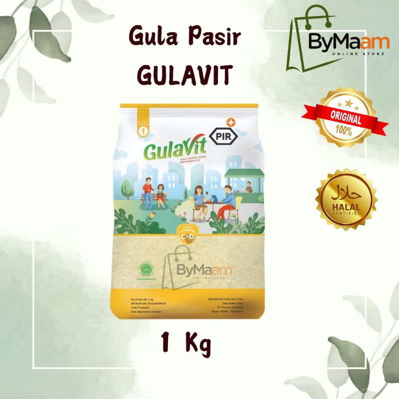 

Gula Pasir GULAVIT PIR 1 kg | Gula Tebu Kristal Putih Premium