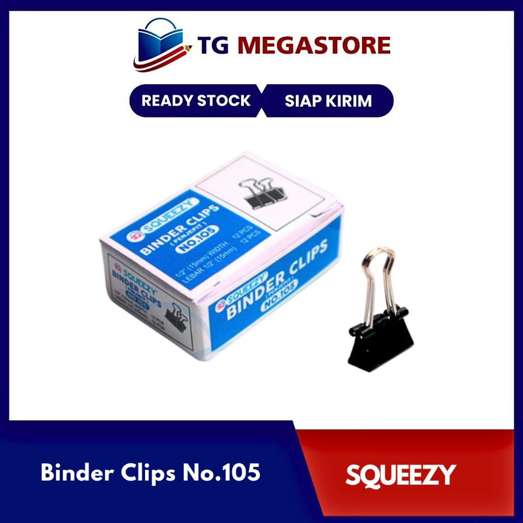 

Binder Clip Squeezy No.105