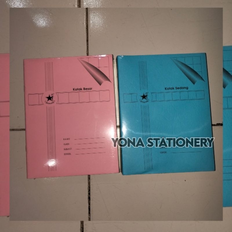 

BUKU KOTAK BESAR & SEDANG BINTANG OBOR | 1 PAK: 10 PCS & 38 LEMBAR