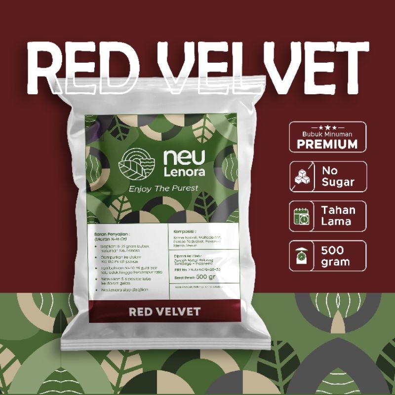 

Neulenora Bubuk Minuman Plain RED VELVET 500gram
