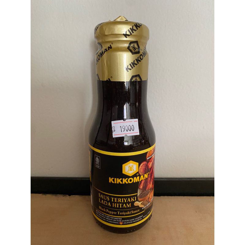 

Kikkoman saus teriyaki lada hitam 300 gr
