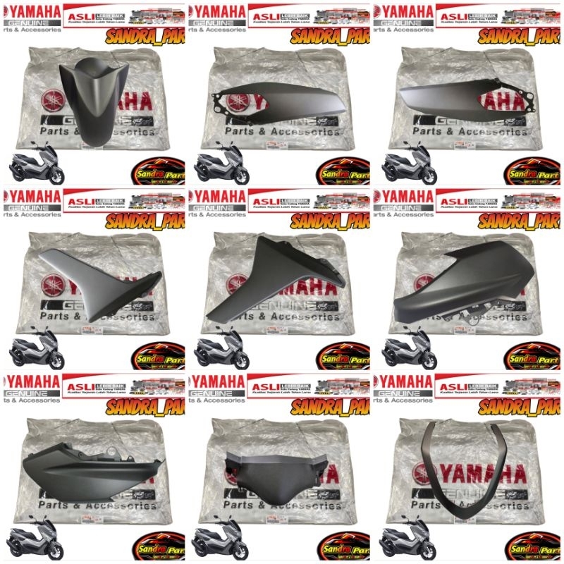 COVER FULL SET BODY HALUS YAMAHA NMAX OLD GREY 2017 2019 ORIGINAL