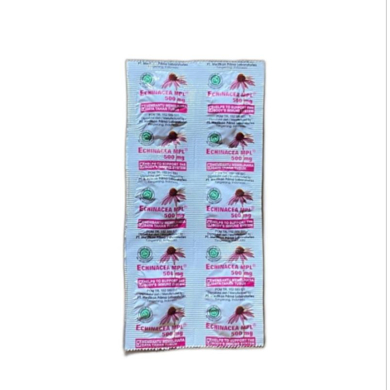 Echinacea Mpl 500mg Kapsul (per Strip)