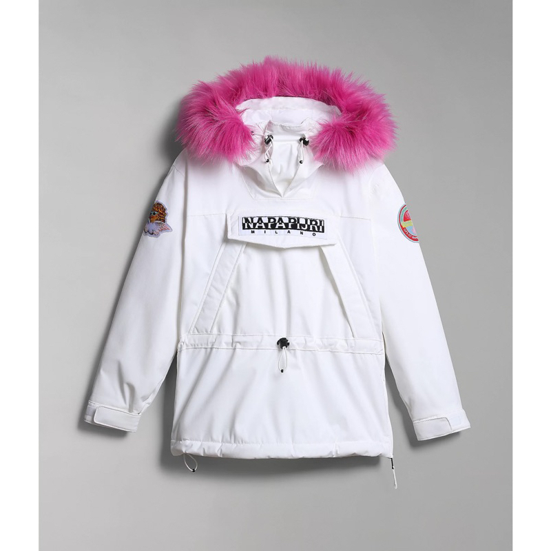 Napapijri Skidoo Fiorucci Anorak Jacket In White