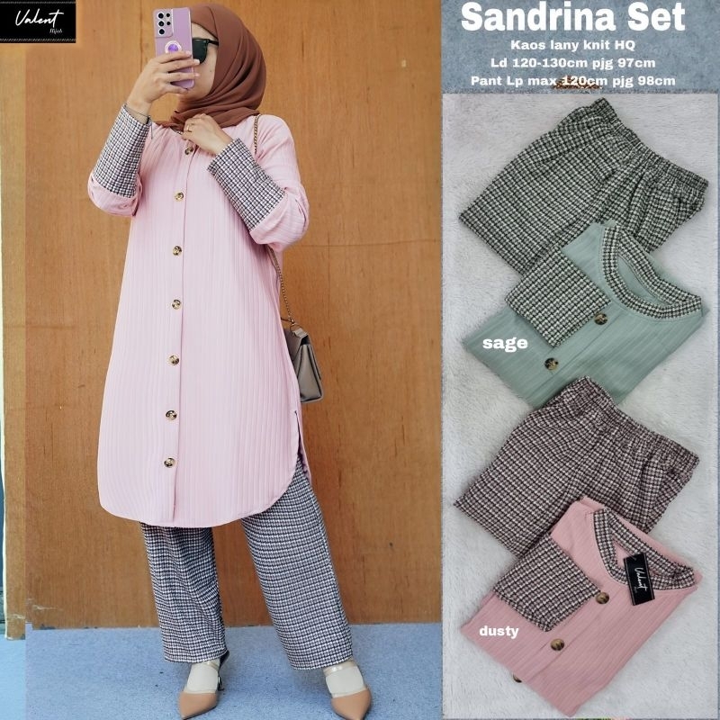 Sandrina set/Setelan wanita