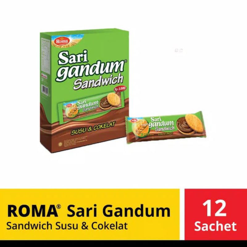 

Roma Sari Gandum 2000 Isi 12