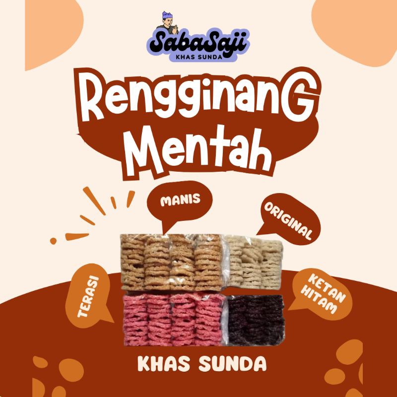 

SabaSaji - Rengginang/Ranginang Mentah Khas Sunda Isi 20 Berat 500gr