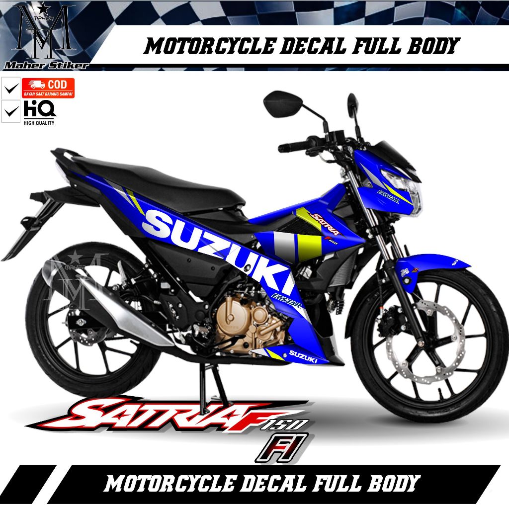 Decal Full Body Motor Satria fu FI  Variasi Livery