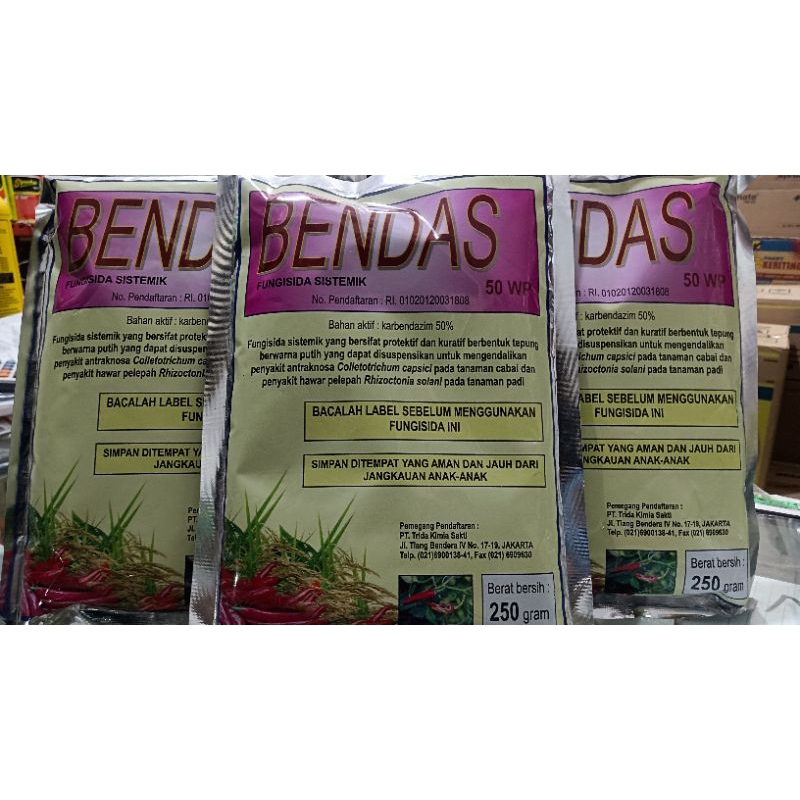 Fungisida Bendas kemasan 250 gr