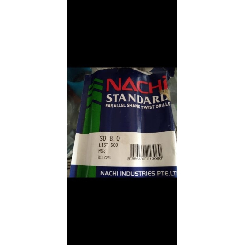 MATA BOR BESI NACHI STANDARD 8MM MATA BOR NACHI ORIGINAL