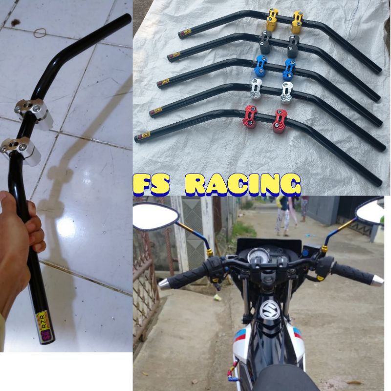 STANG DAN RAISER PENINGGI CNC SATRIA FU 2014,2015 SATRIA FU STANG RZR STANG ROADRACE SATRIA FU PLUS 