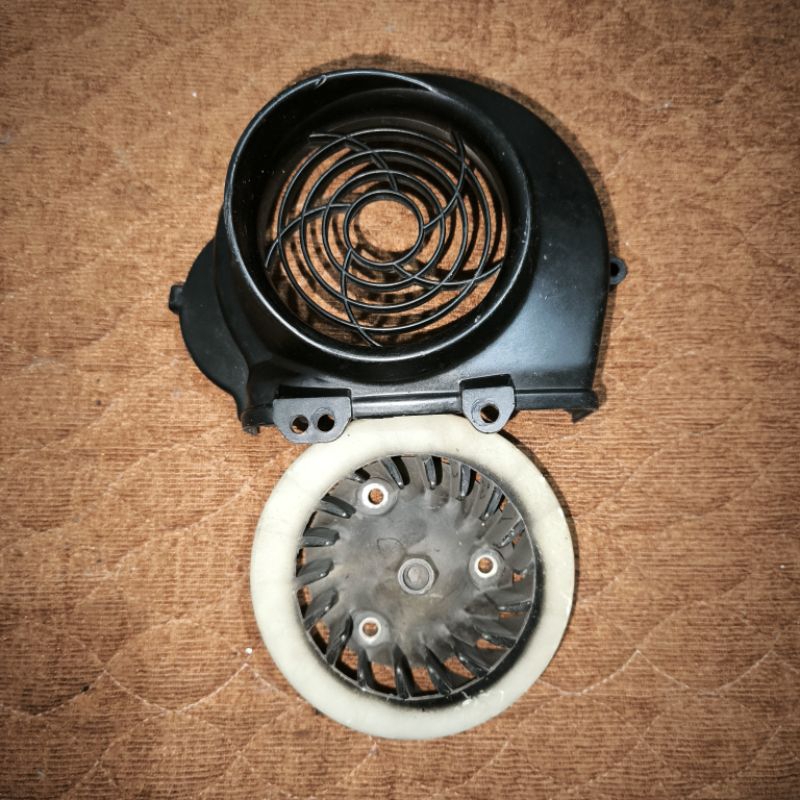 Cover Kipas + Kipas Mesin Beat Karbu Copotan Original