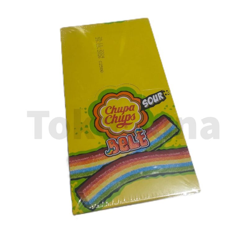 

CHUPA CHUPS SOUR BELT BOX ISI 24 PCS