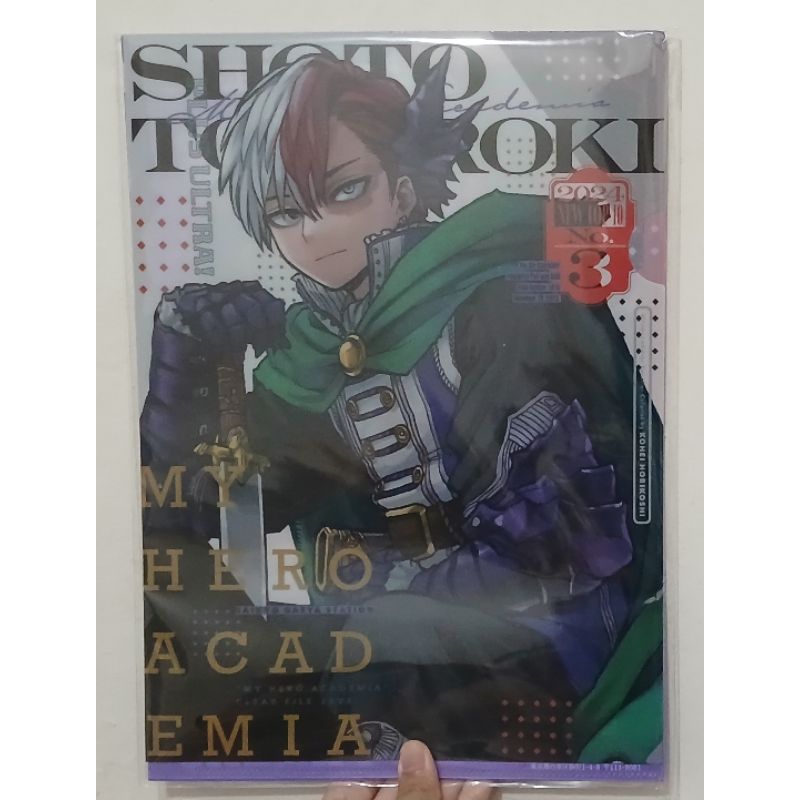 Clearfile todoroki shoto my hero academia, boku no hero academia