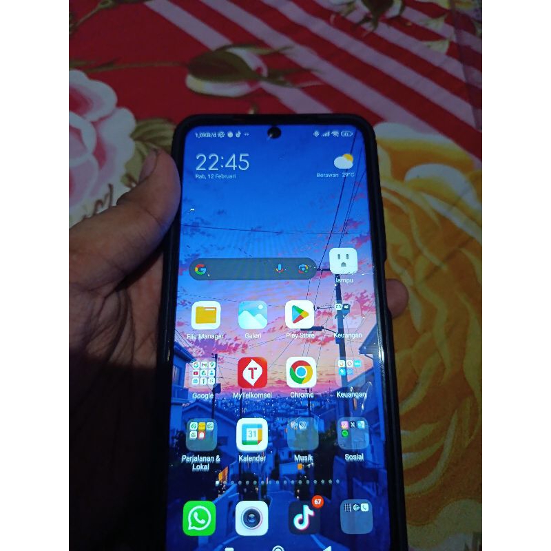 REDMI NOTE 10s RAM 6/128 GB BEKAS/SECOND