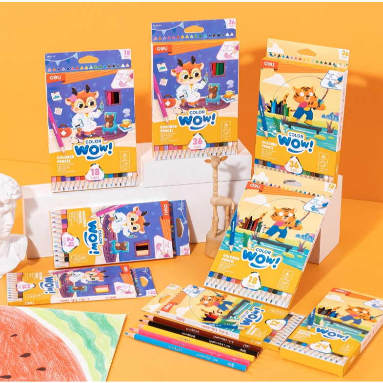 

Deli - Pensil Warna Panjang / Pencil Color WOW EC138