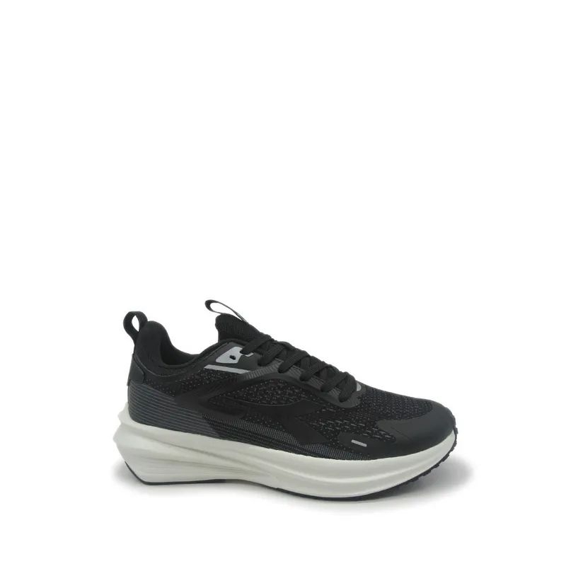 Sepatu Lari Pria DIADORA HUSTLE MEN'S RUNNING SHOES - BLACK (DIARU230801B)