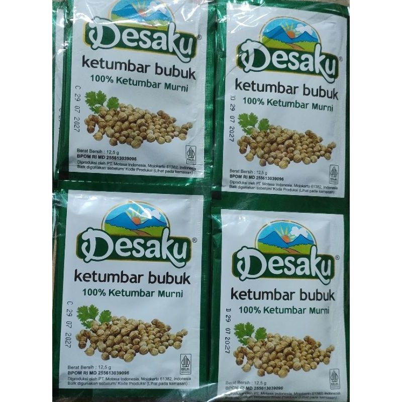 

DESAKU KETUMBAR BUBUK RENCENG ISI 12PCS , 12,5GR