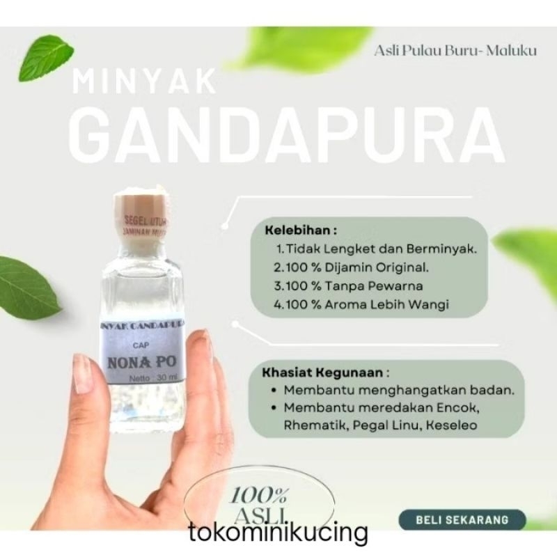 Minyak Gandapura Asli Original Maluku 30 ml