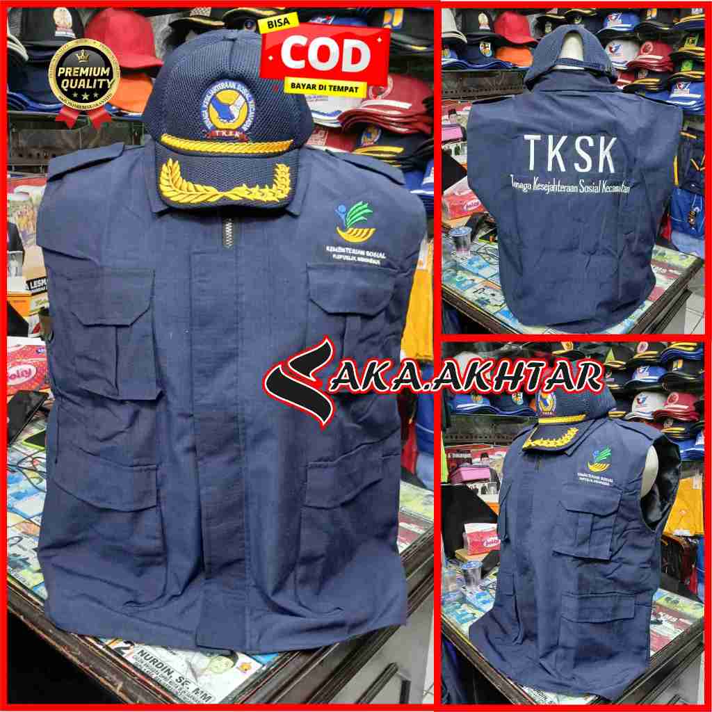 ROMPI TKSK KEMENTERIAN SOSIAL ROMPI KEMENSOS RI ROMPI TKSK WARNA BIRU TUA