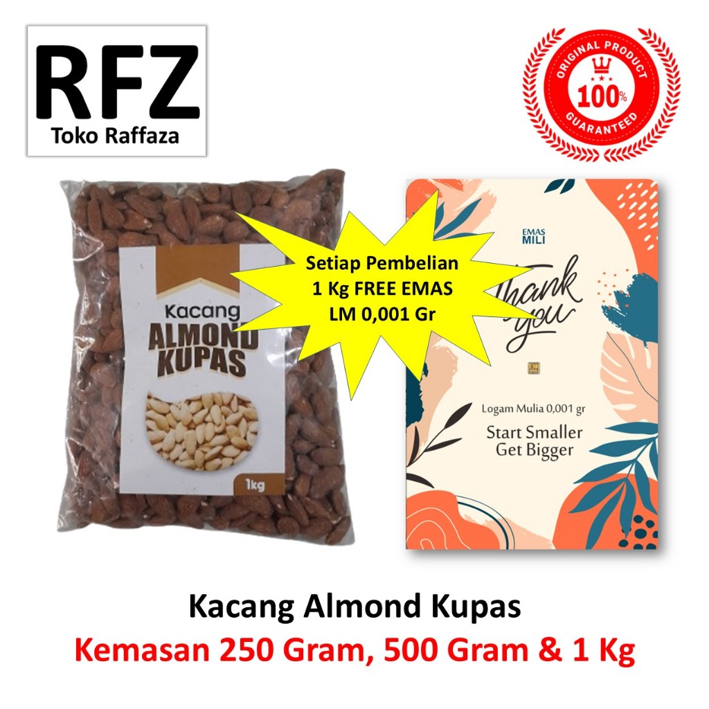 

Kacang Almond Kupas