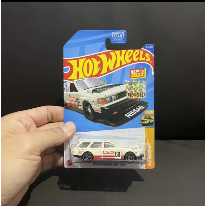Hot Wheels Nissan Maxima Drift Car White Motul FS 2022 Factory Sealed