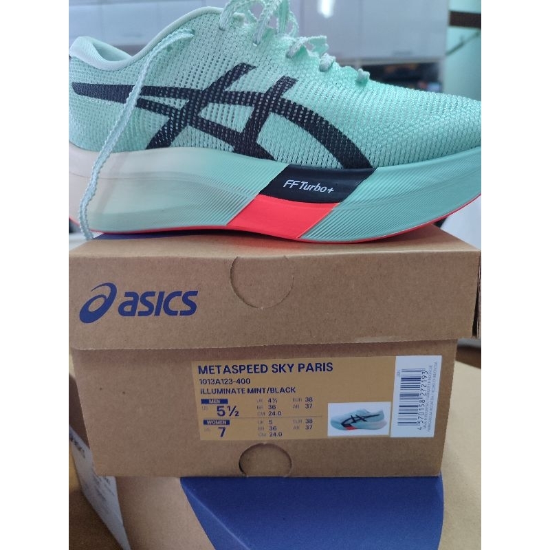 Preloved ASICS METASPEED SKY PARIS META SPEED UNISEX SIZE 39,5 25cm running shoes sepatu lari asics 
