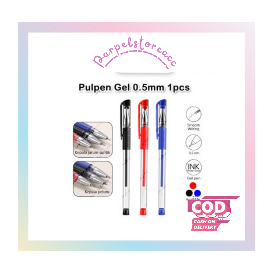 

PSA-A7 Pena Gel/ Pulpen Gel MIMI 0.5mm Standard Pulpen Gel MIMI Alat tulis Stationary