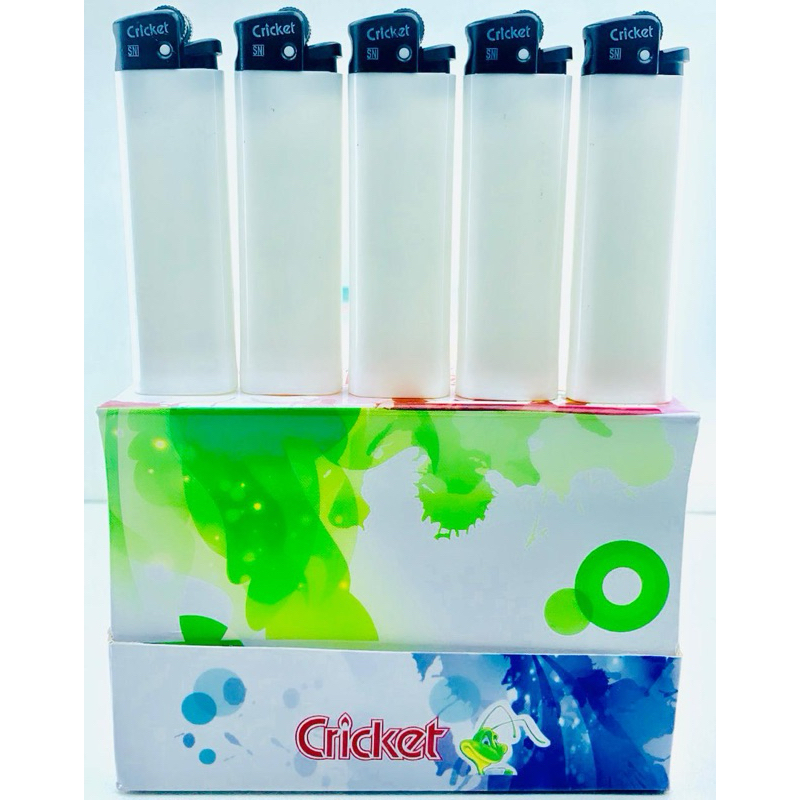Korek CRICKET ORGINAL, CRICKET POLOS (tanpa merk), Cricket Black Gold, Cricket FROSTAD isi 50 pcs