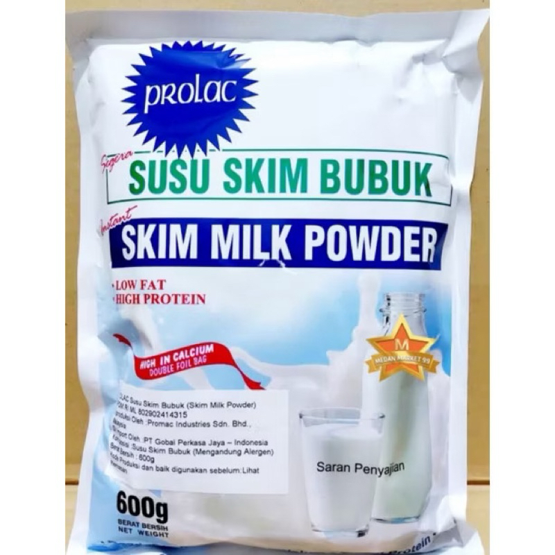 

SUSU PROLAC | SUSU SKIM BUBUK 600gr | SKIM MILK POWDER | MILK | PROLAC