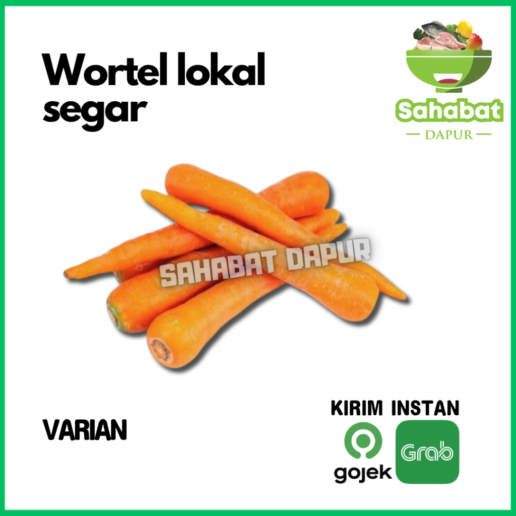 

Wortel Lokal Segar 1 kg - Sahabatdapur