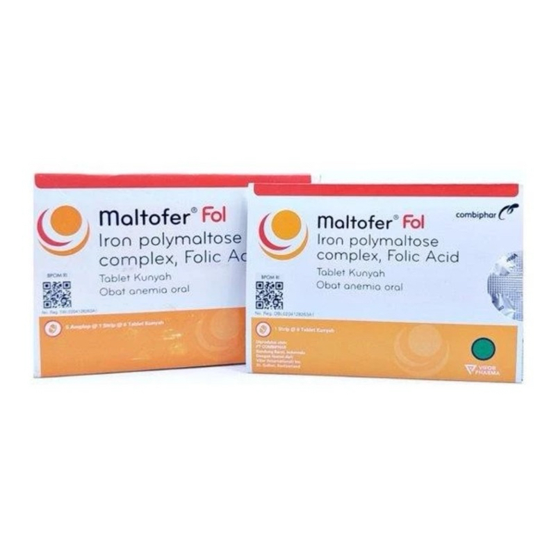 Maltofer Fol Chewable 6 Tablet Tambah Darah Ibu Hamil
