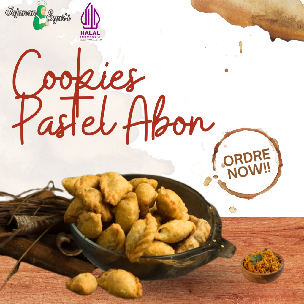 

Pastel Abon mini crispy cookies Gurih - Homemade 500g - 1 kg