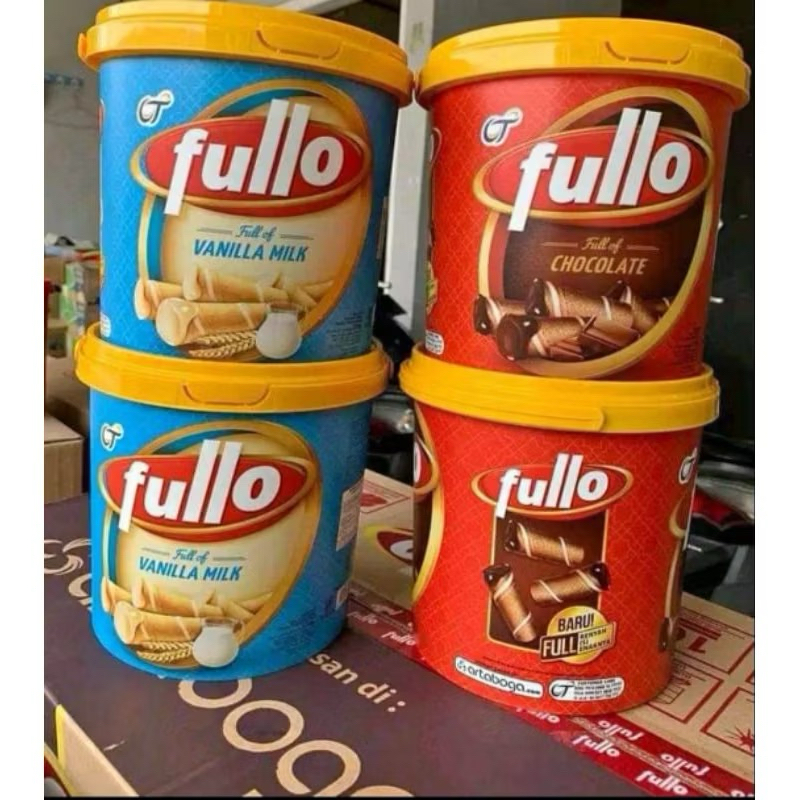 

Fullo Jar Wafer Roll 200gr 1 Dus isi 6 Jar