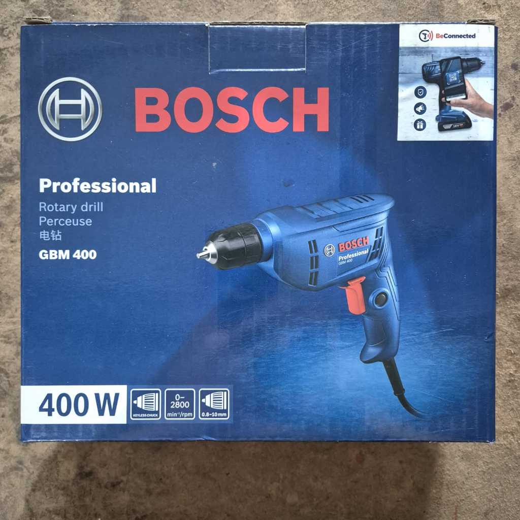 Mesin Bor Listrik Bosch GBM 400 Keyless / Bor Tangan