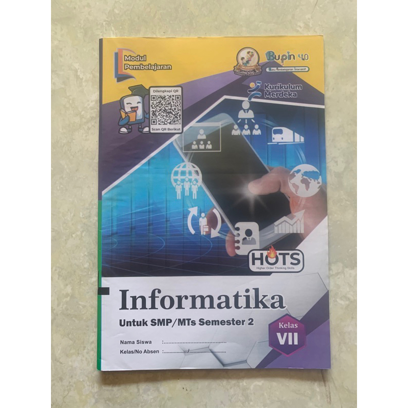 Buku LKS Informatika TIK SMP / Mts Kelas 7, 8, 9 (Minimal Pembelian 5 pcs)