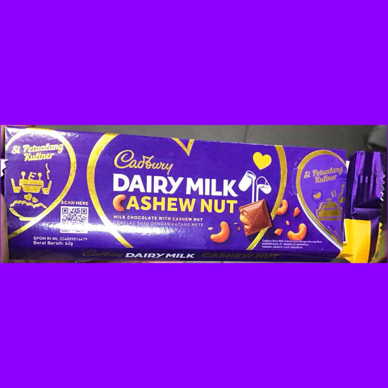 

COKLAT VALENTINE CADBURY CASHEW 62GR NEW SPECIAL PETUALANG FREE KATA CINTA