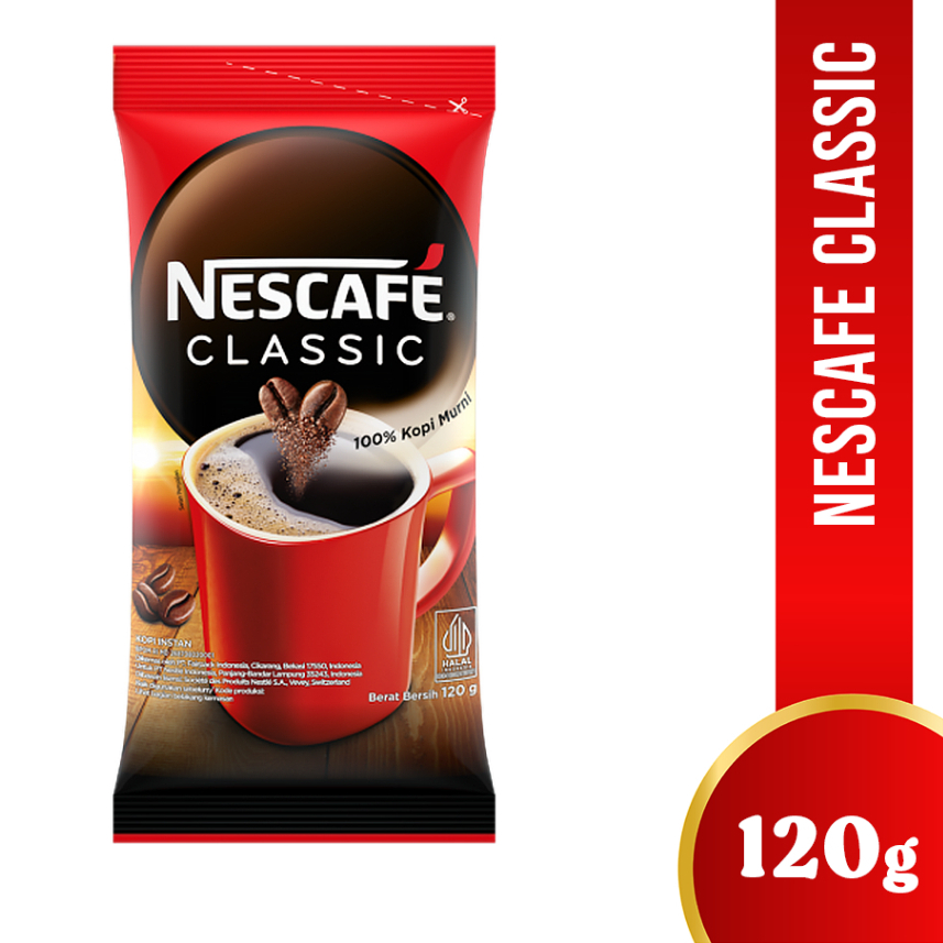 

Nescafe Bubuk Kopi Hitam Classic 120 GR