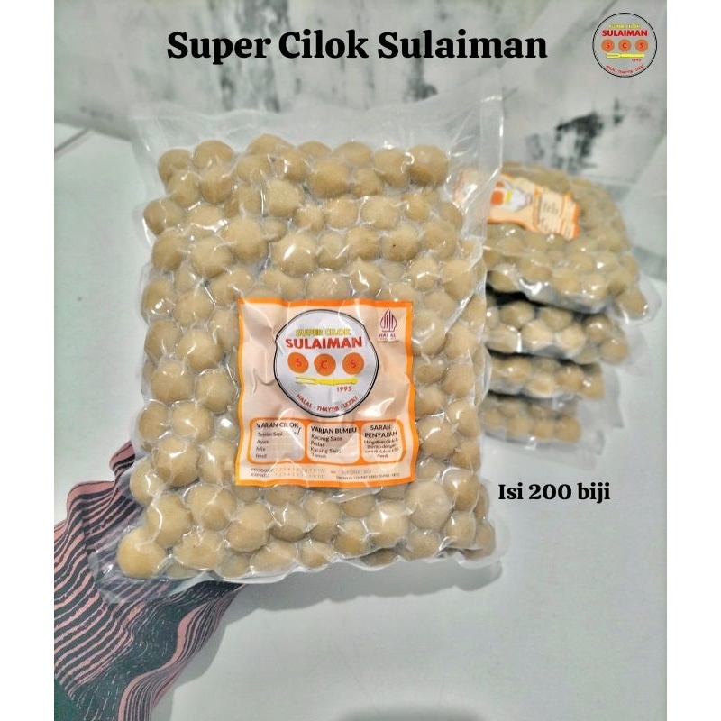 

Cilok Sulaiman isi 200 tanpa Bumbu kacang