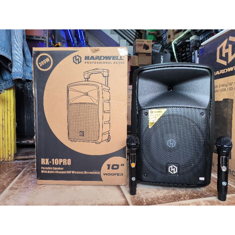 speaker hardwell RX-10 pro speaker 10 inc wireless