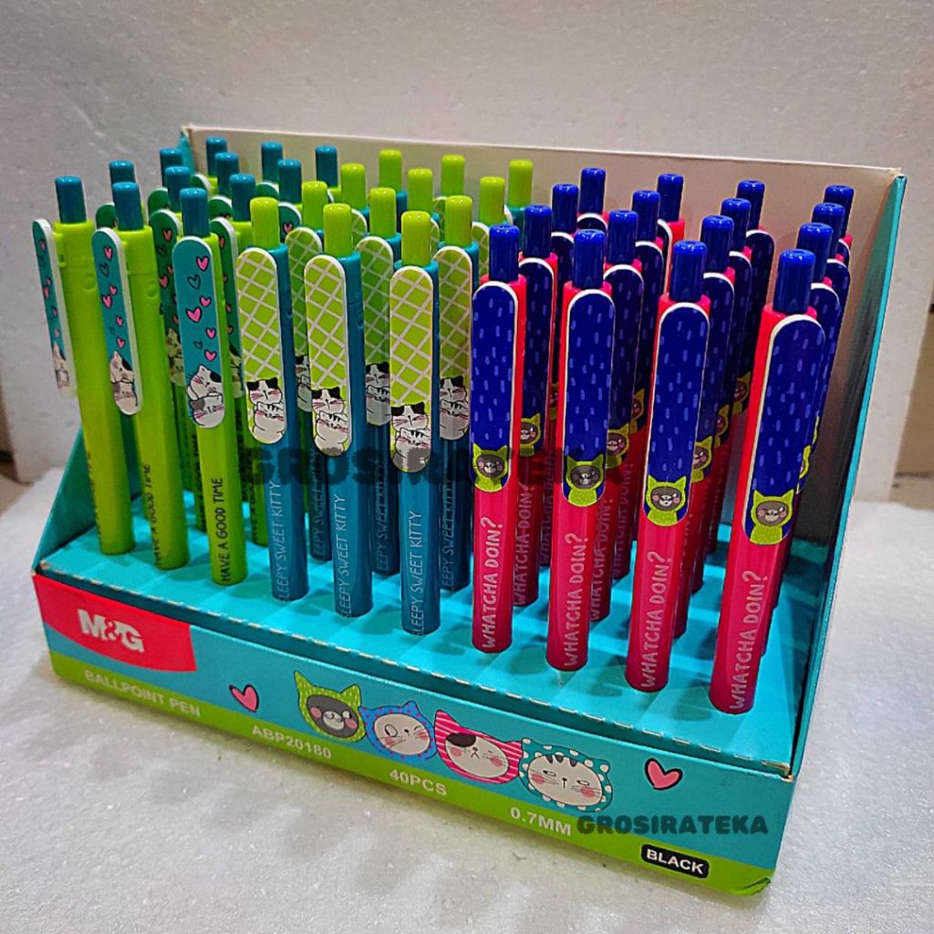 

BALLPOINT, BOLPOINT, BOLPEN, PULPEN ABP20180 HITAM M&G