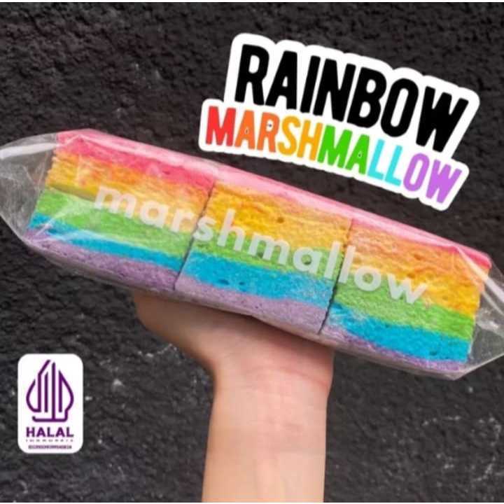 

Marshmallow Rainbow Justfluff [Halal] - [3 Kotak]