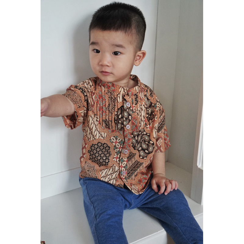 BATIK KEPIK | Baron kemeja batik anak