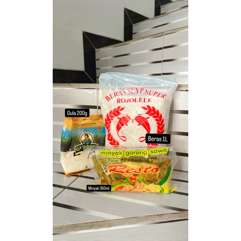 

Paket Beras 1kg atau 1 Liter