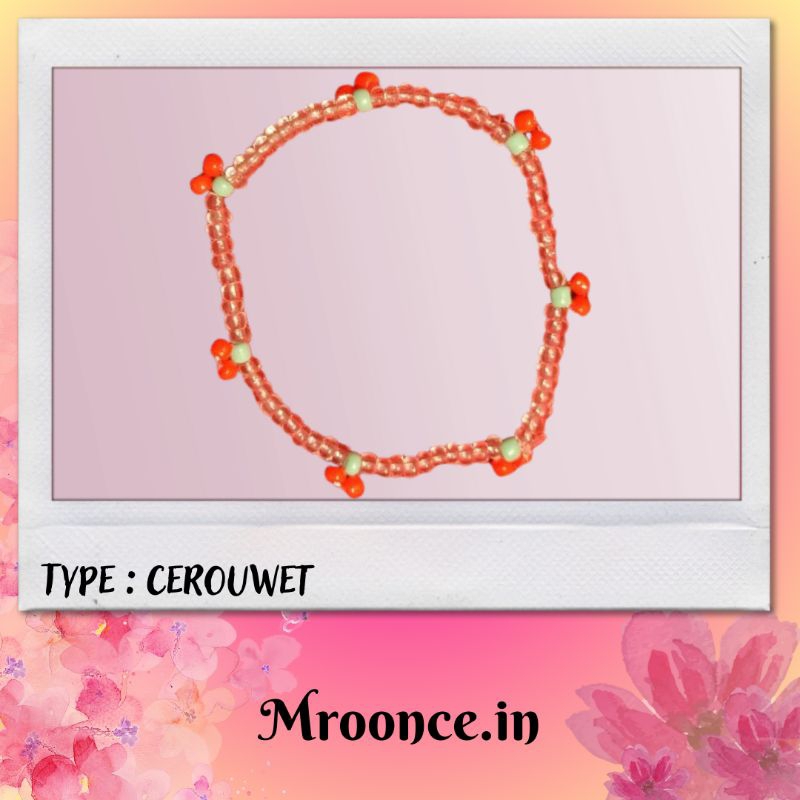 Gelang manik/ Manik Cerouwet/ Gelang manik lucu/ Gelang manik simple