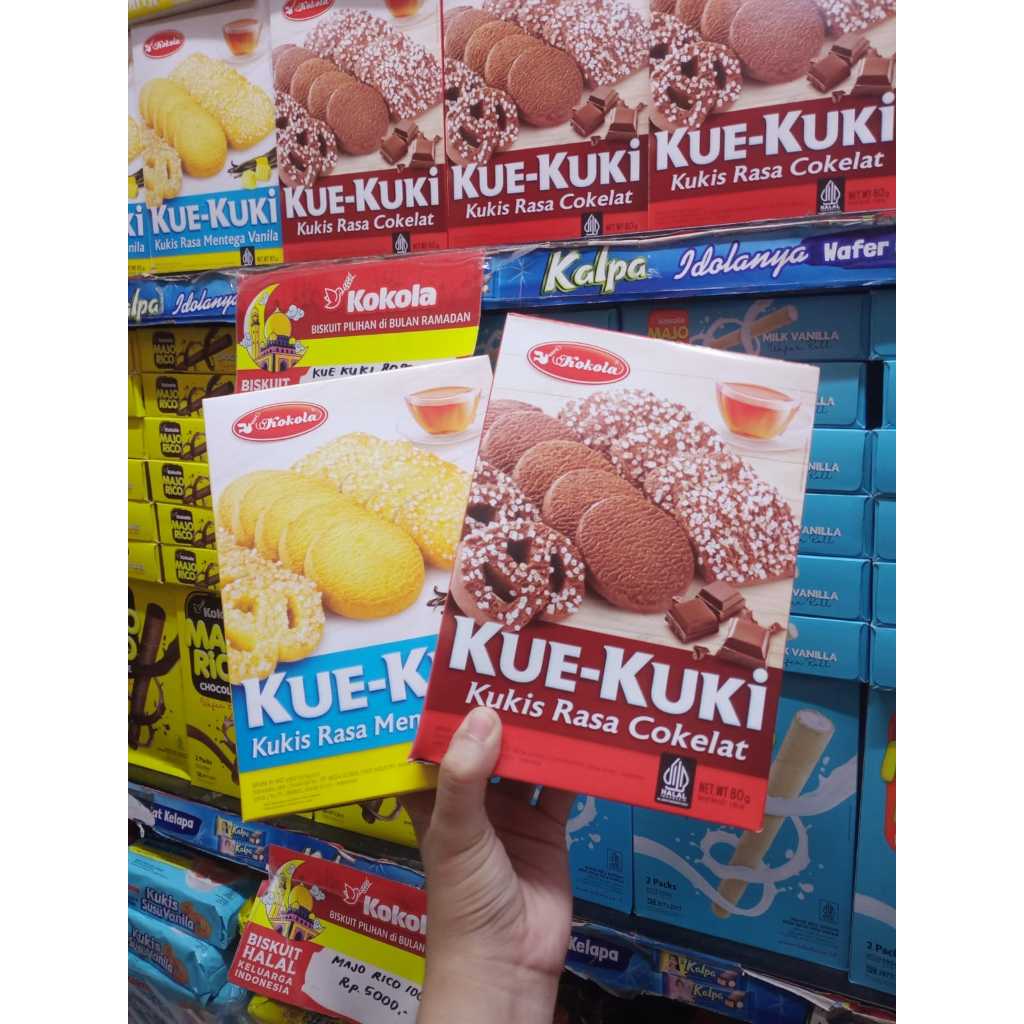 

KOKOLA KUE KUKI 80 / GR / Kokola Kue Kuki Snack Hajatan Hampers 80 gr