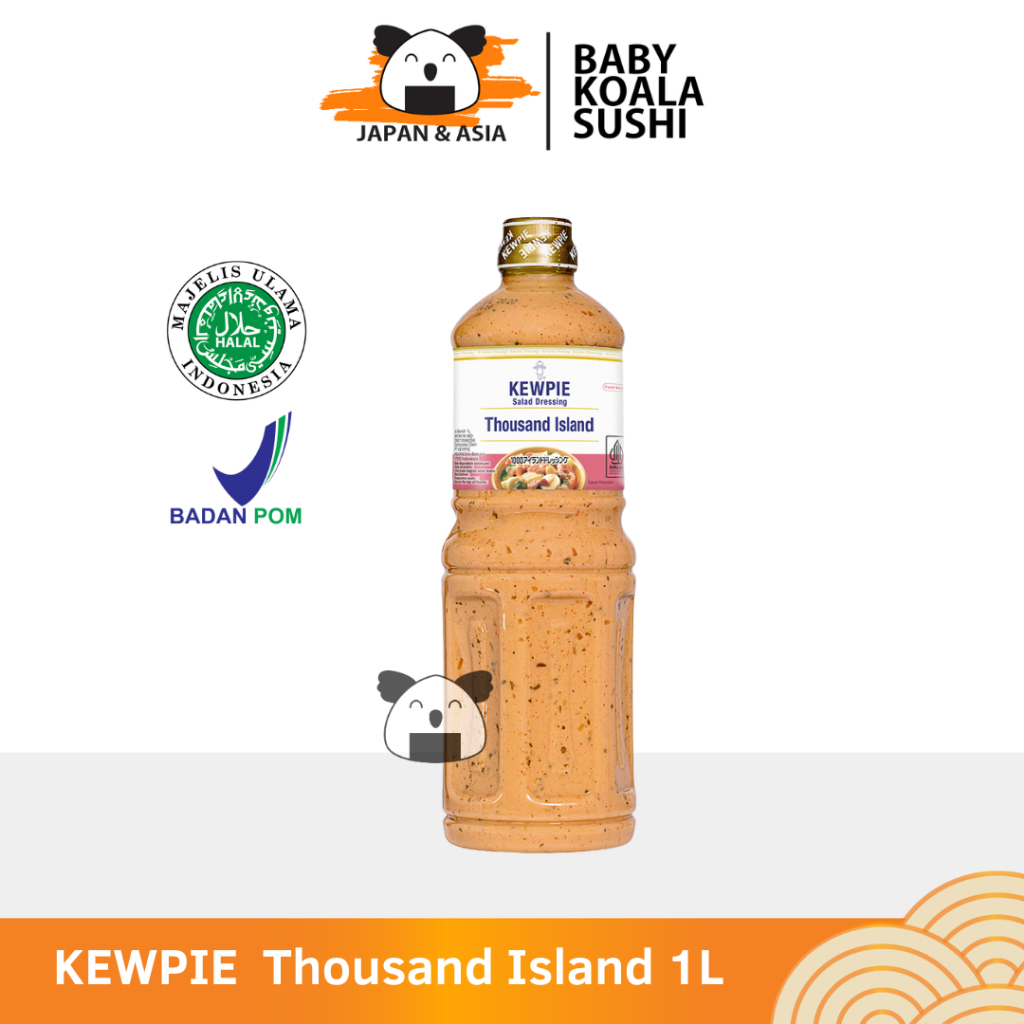 

KEWPIE Salad Dressing Thousand Island 1 liter │ Saus Salad Buah Sayur